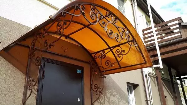 КОЗЫРЕК С ПОЛУАРОЧНЫМ СКАТОМ — Арочные козырьки